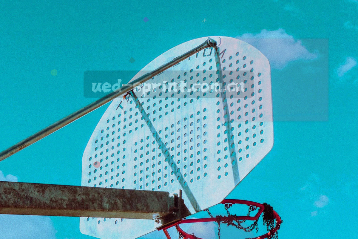 赛季弧线与球队剪影叠加，橙红与墨绿对比，抽象数据线穿插